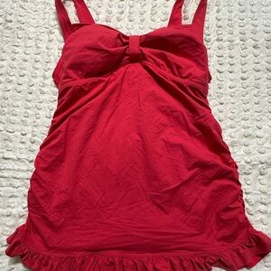 Lands' End Pink Tankini Top